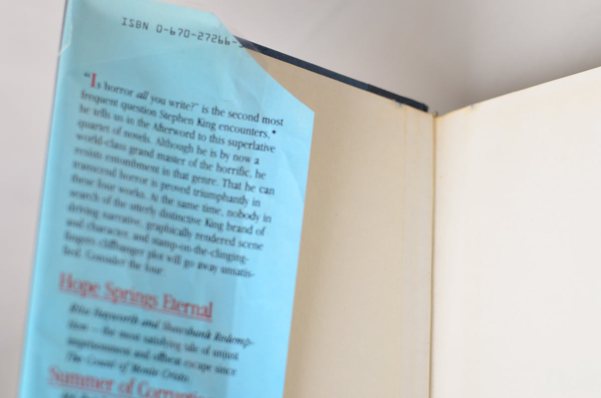 Early Edition Different Seasons by Stephen King 1982 - Shawshank Redemption