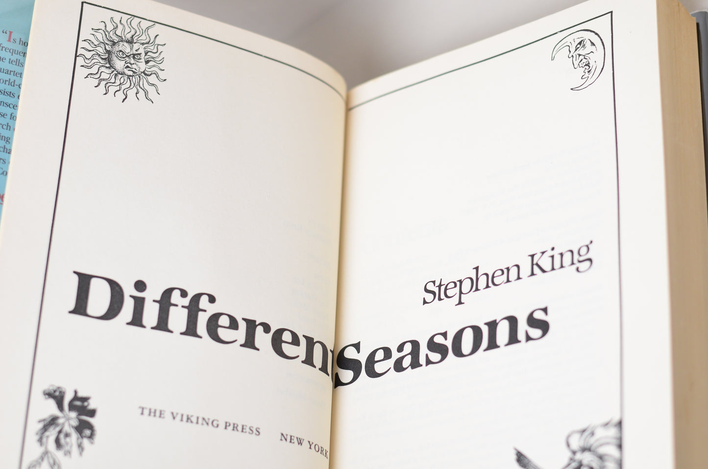 Early Edition Different Seasons by Stephen King 1982 - Shawshank Redemption