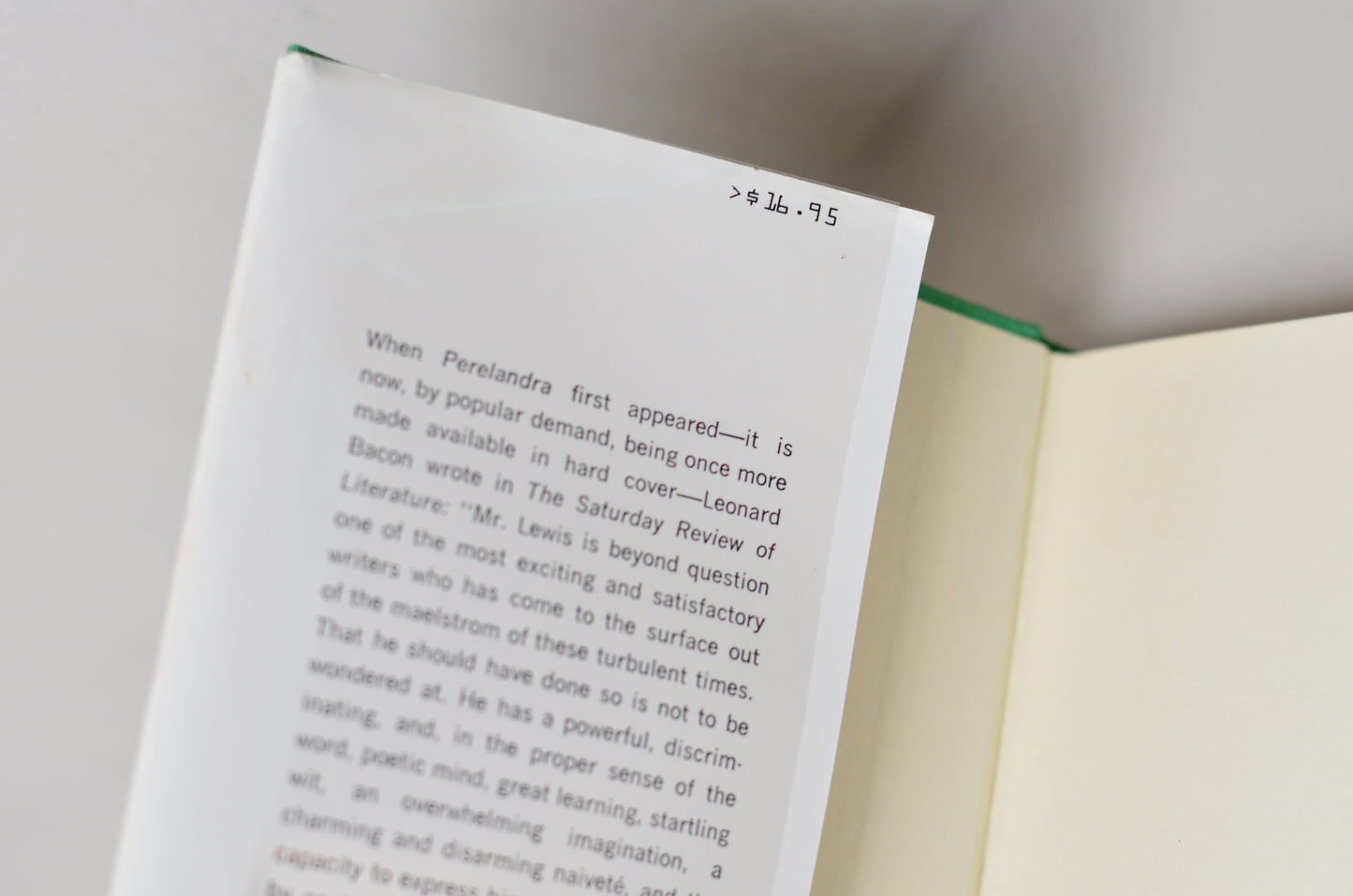 Vintage Perelandra by C.S. Lewis 1968