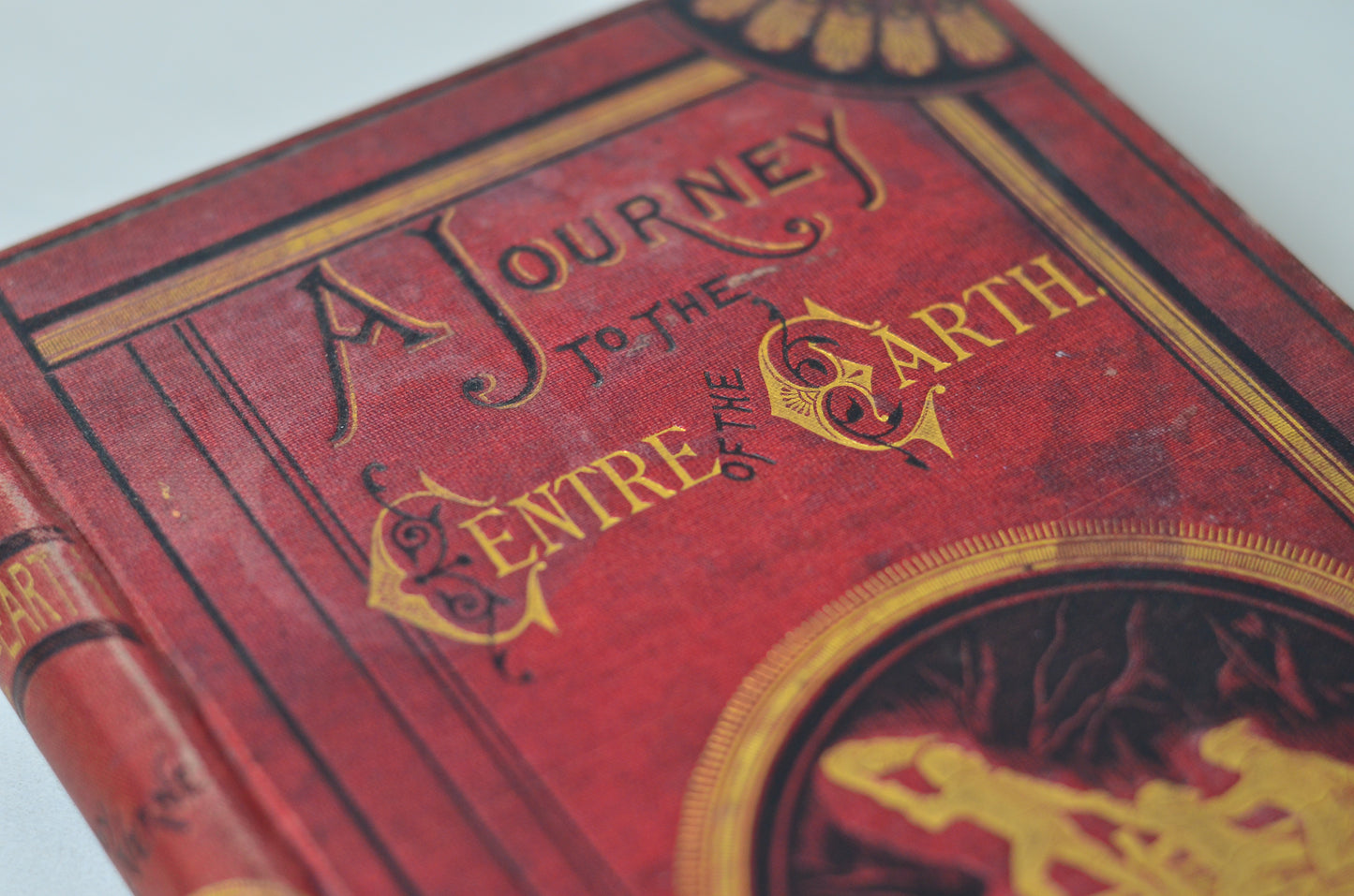 Early Edition A Journey to the Centre of the Earth by Jules Verne circa 1874