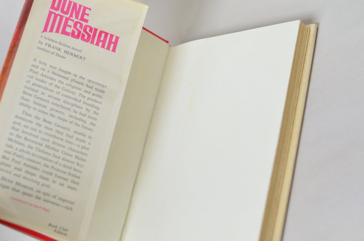 Book Club Edition Dune Messiah by Frank Herbert 1969