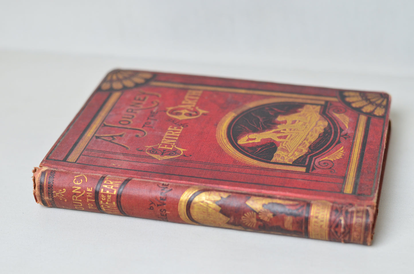 Early Edition A Journey to the Centre of the Earth by Jules Verne circa 1874