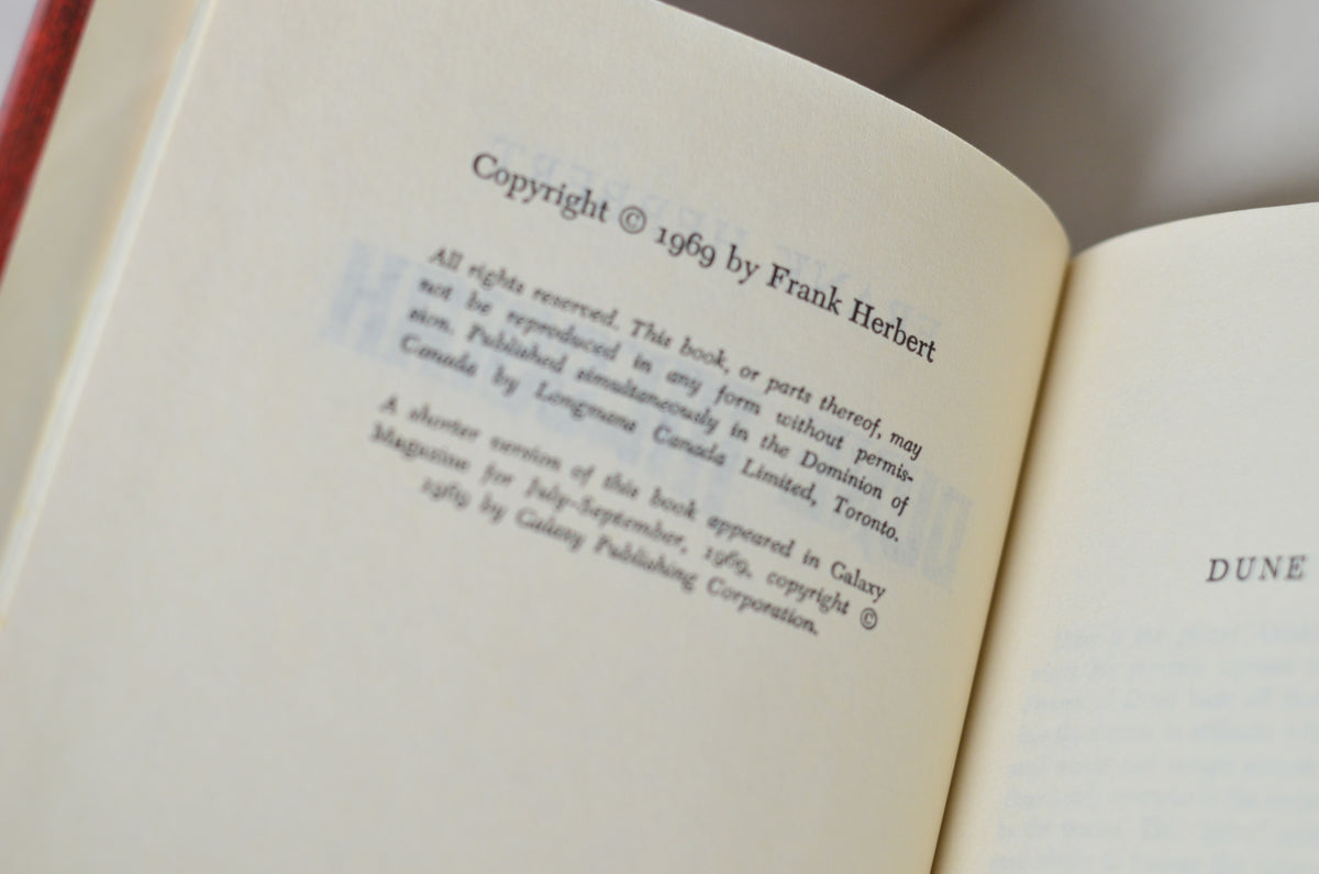 Book Club Edition Dune Messiah by Frank Herbert 1969