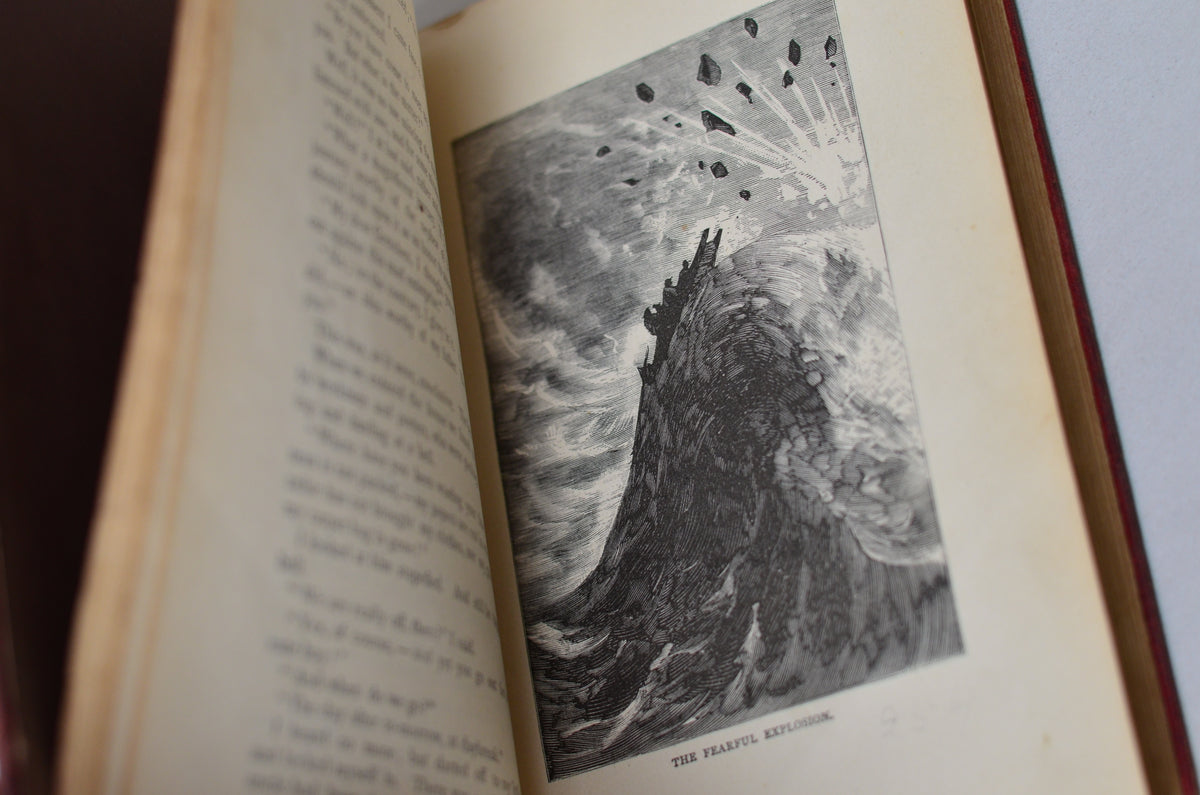 Early Edition A Journey to the Centre of the Earth by Jules Verne circa 1874