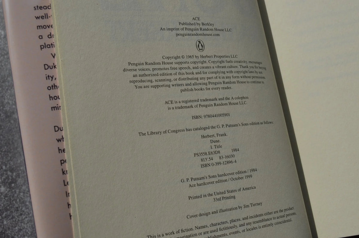 New Edition of Dune by Frank Herbert in a Facsimile First Edition Dust Jacket
