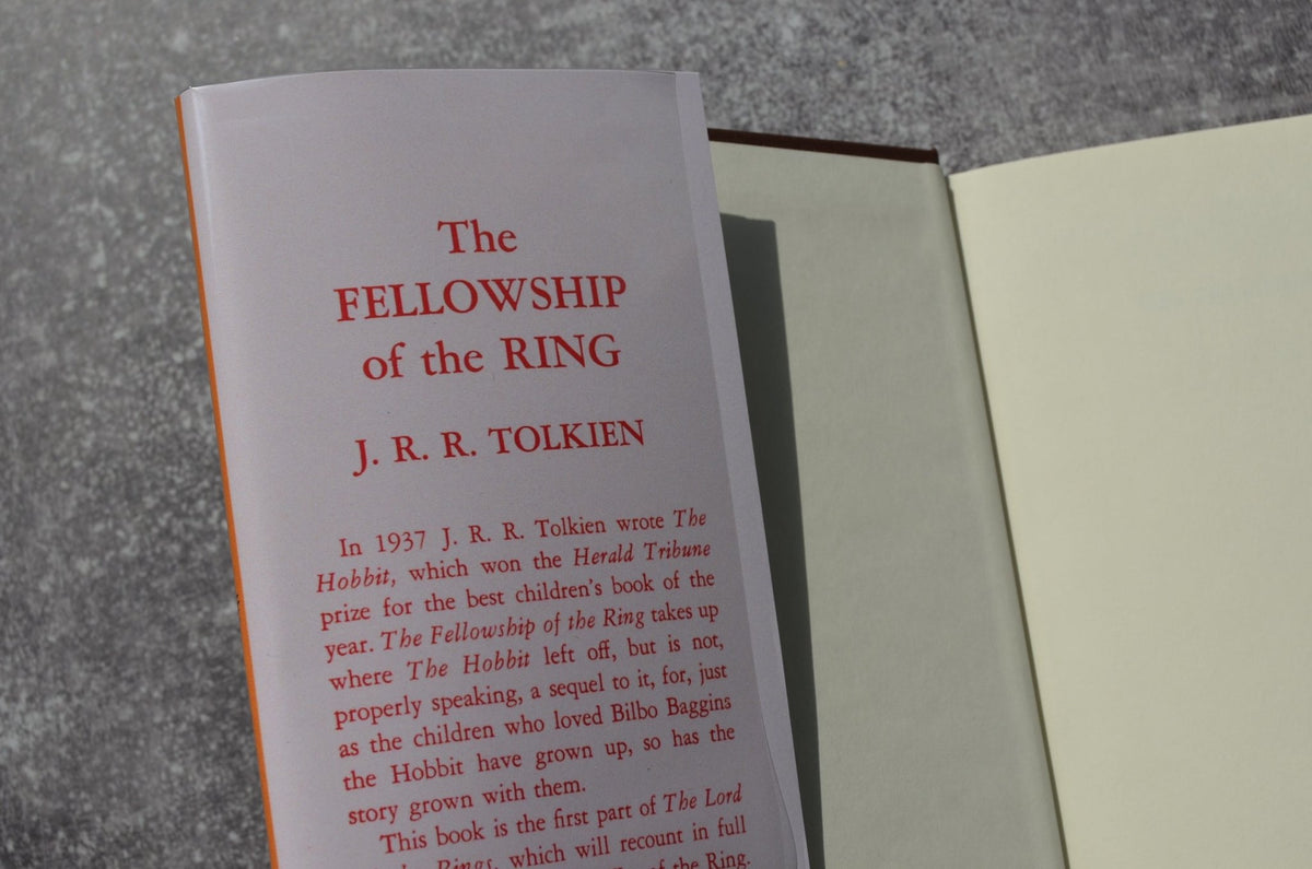 New Editions of The Lord of the Rings Trilogy by J R R Tolkien in Facsimile First Edition Dust Jackets