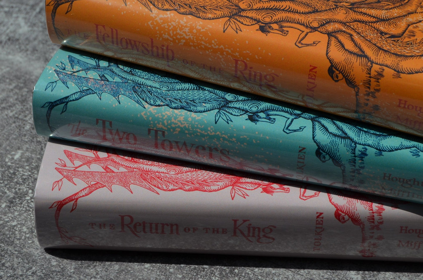 New Editions of The Lord of the Rings Trilogy by J R R Tolkien in Facsimile First Edition Dust Jackets