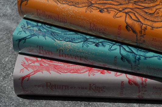 New Editions of The Lord of the Rings Trilogy by J R R Tolkien in Facsimile First Edition Dust Jackets