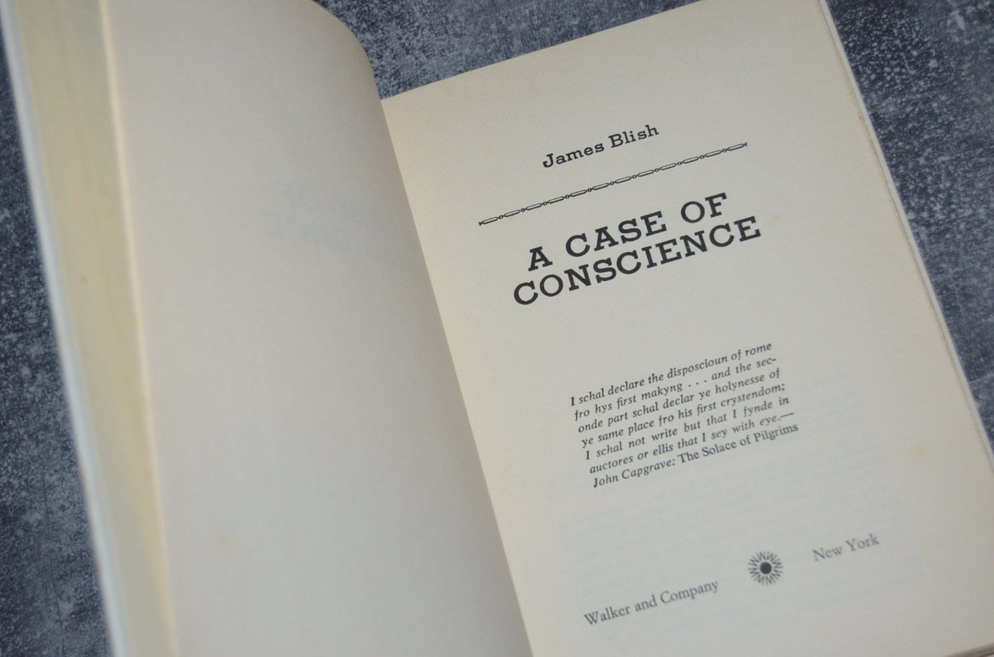 First Edition A Case of Conscience by James Blish 1969