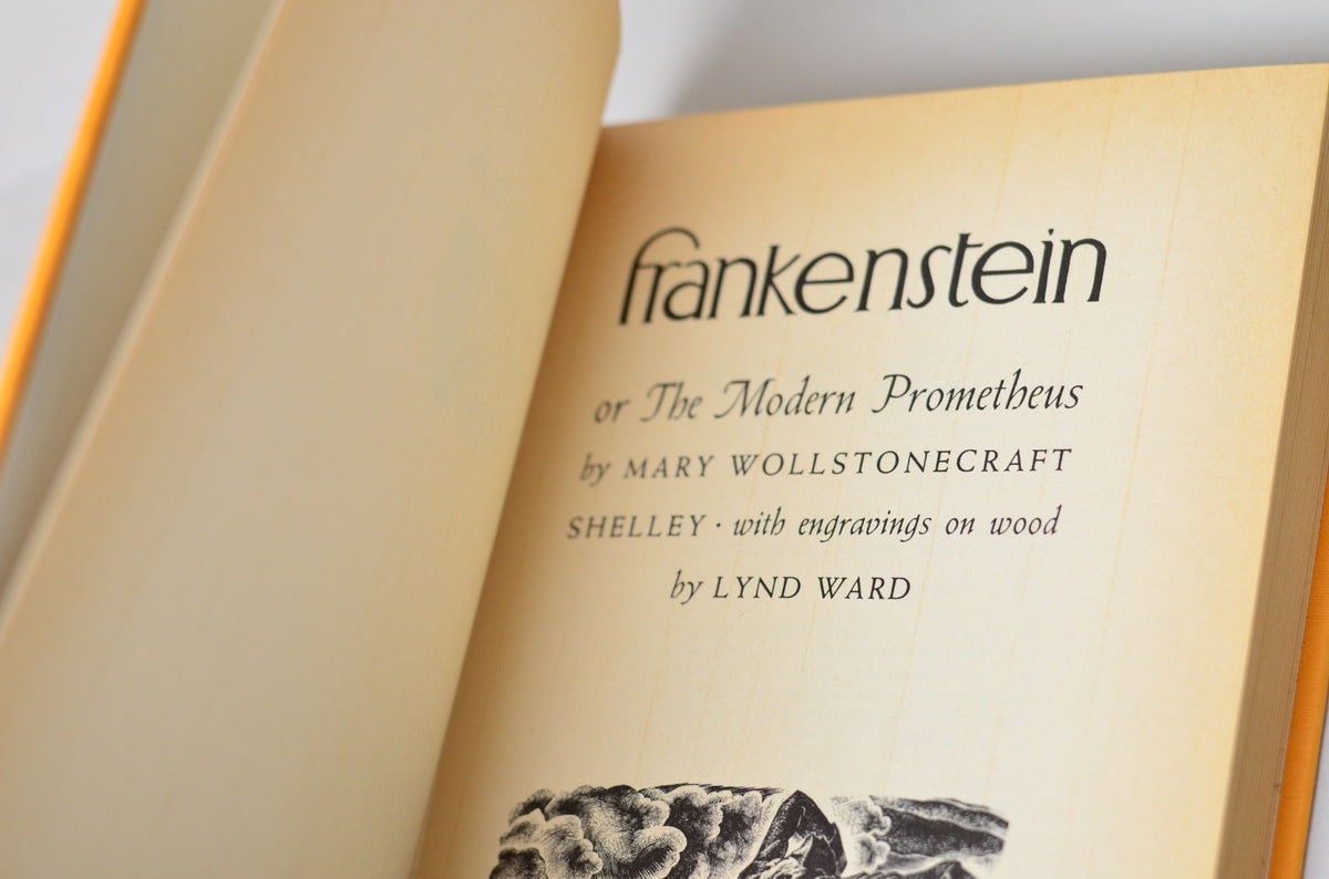 Vintage Frankenstein, or The Modern Prometheus by Mary Wollstonecraft Shelley 1986
