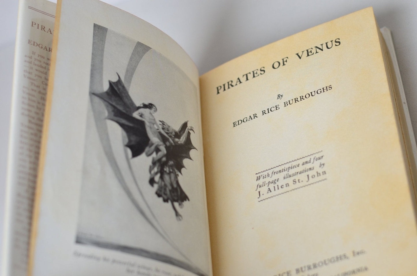 First Edition Pirates of Venus by Edgar Rice Burroughs 1934